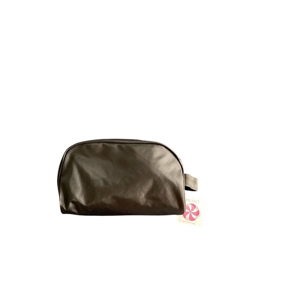 Mint Black and Green Cosmetic Bag Compact and Sturdy - Picture 3 of 4